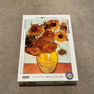 Van Gogh Twelve Sunflowers Puzzle by Eurographics Puzzles, 1000 Pieces